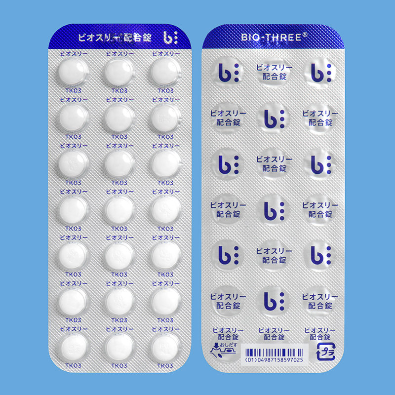 翌日発送　ピリオド　3枚 ビオスリー配合錠 | 製品情報 | Torii Medical Plaza - 鳥居薬品医療